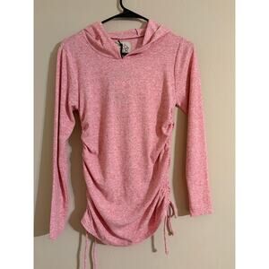 Pink Hooded Women's Top